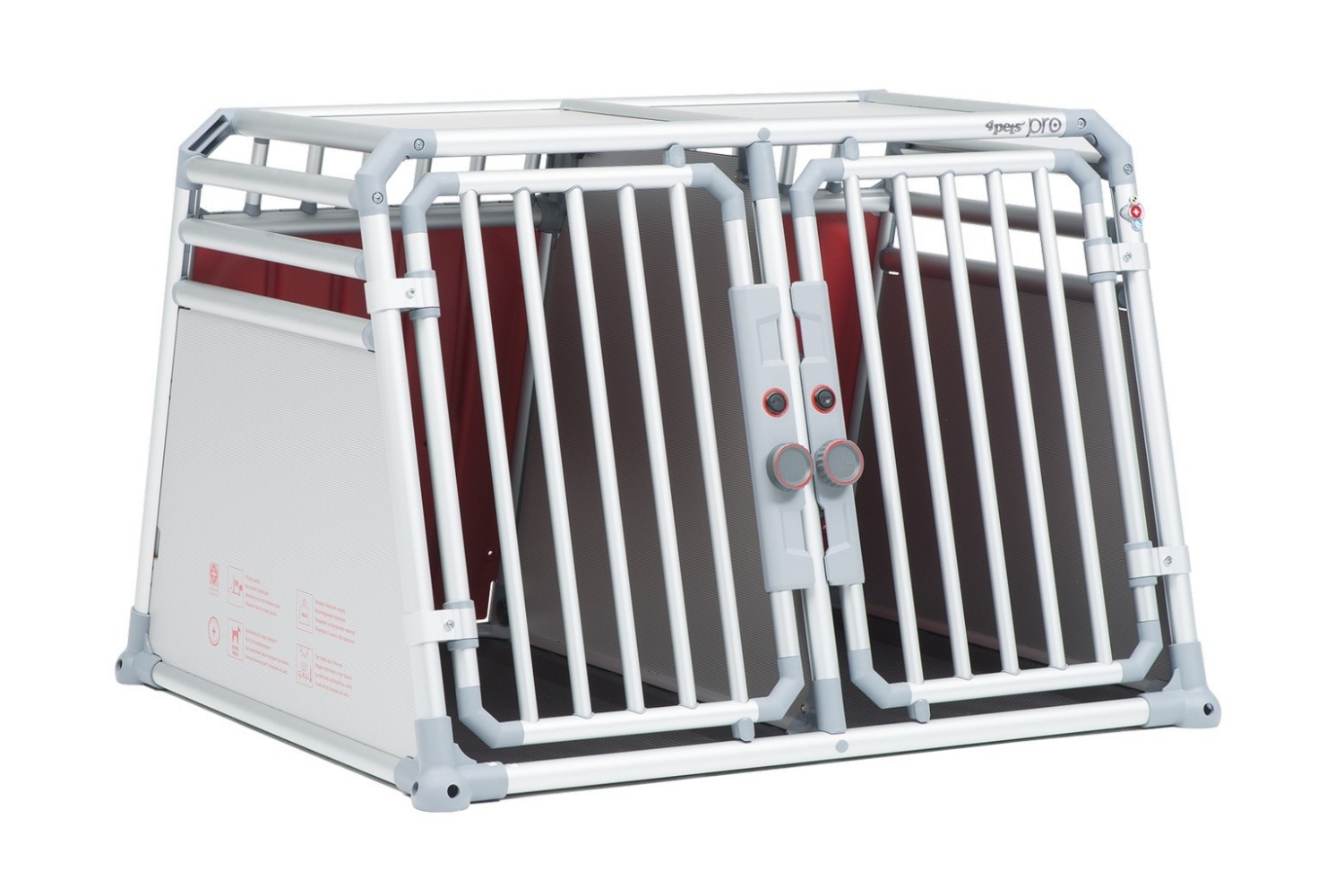 Cage pour chien Kia Optima (JF) 2015-2020 4 portes tricorps 4pets PRO 22 double M