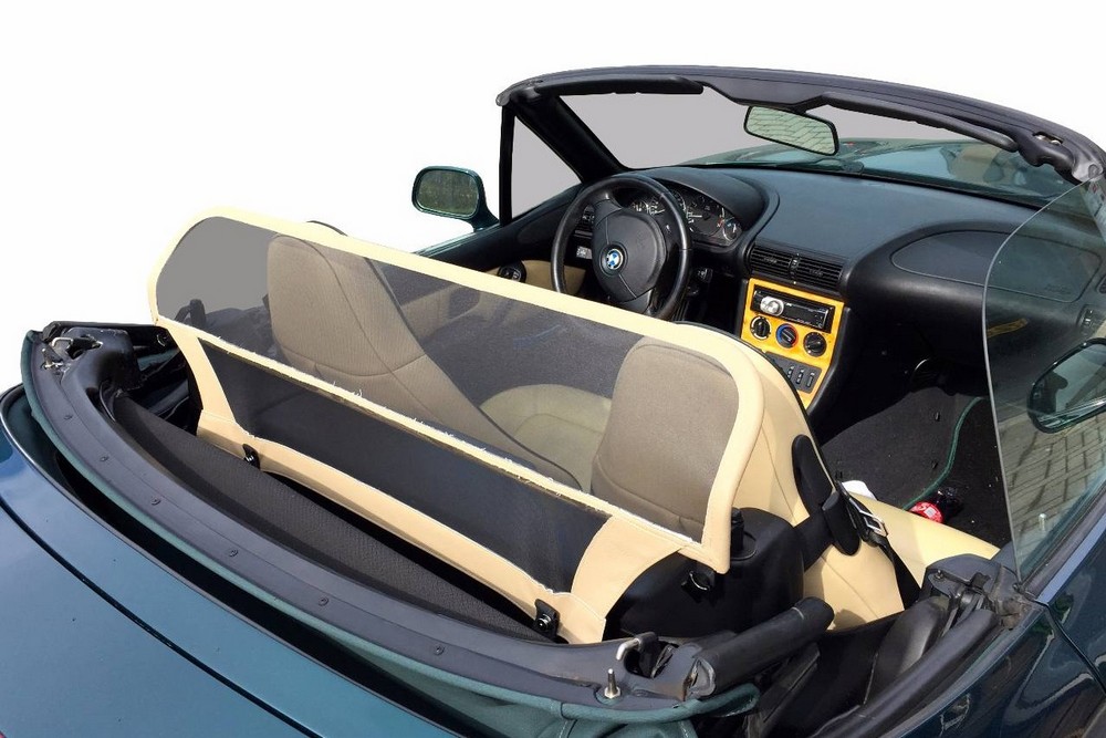 BMW2Z3CD Cabriolet wind deflector BMW Z3 (E36/7 - E36/8) 1995-2002 Beige (4)