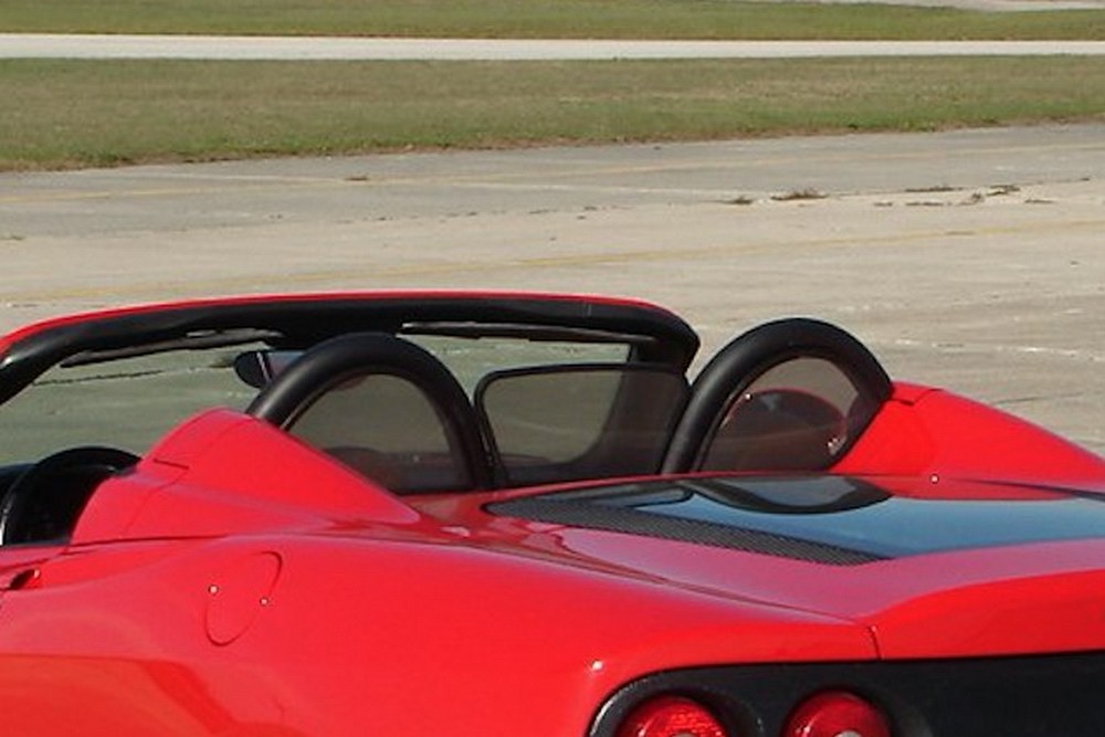 FER1360CD Cabriolet wind deflector Ferrari 360 Spider (Type F131) 1999-2004 Black (7)
