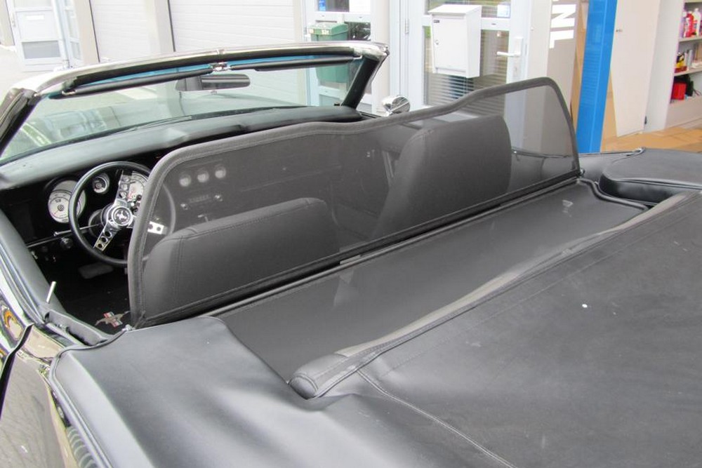 FOR1MUSTCD Cabriolet wind deflector Ford Mustang I 1971-1973 Black (7)