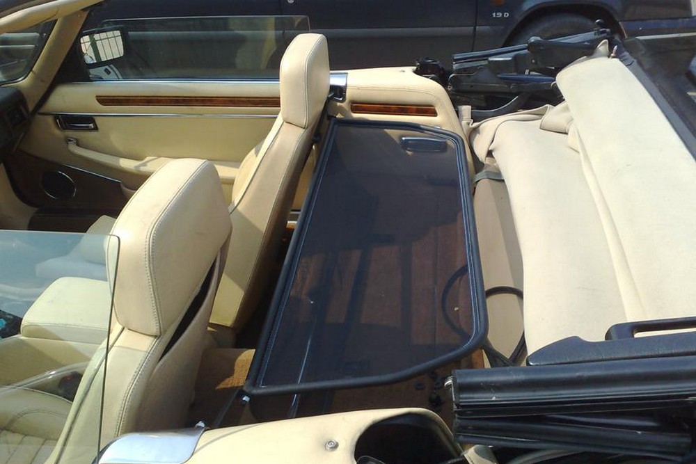 JAG1XJSCD Cabriolet wind deflector Jaguar XJS 1991-1996 Black (7)