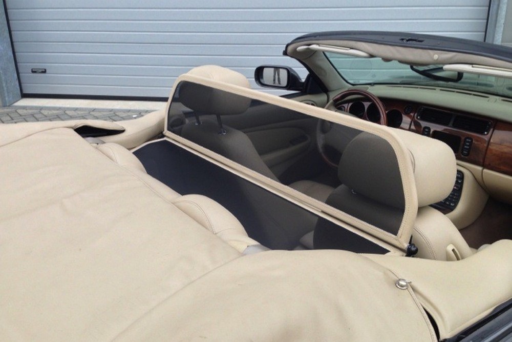 JAG2XKCD Cabriolet wind deflector Jaguar XK - XKR (X100) 1996-2006 Beige (5)