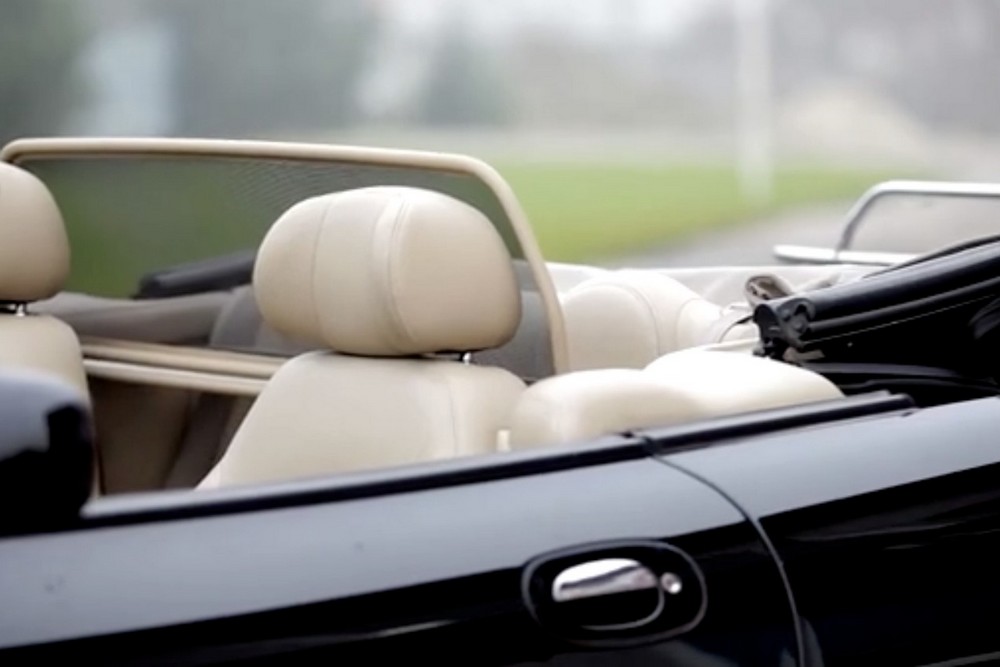 JAG2XKCD Cabriolet wind deflector Jaguar XK - XKR (X100) 1996-2006 Beige (8)