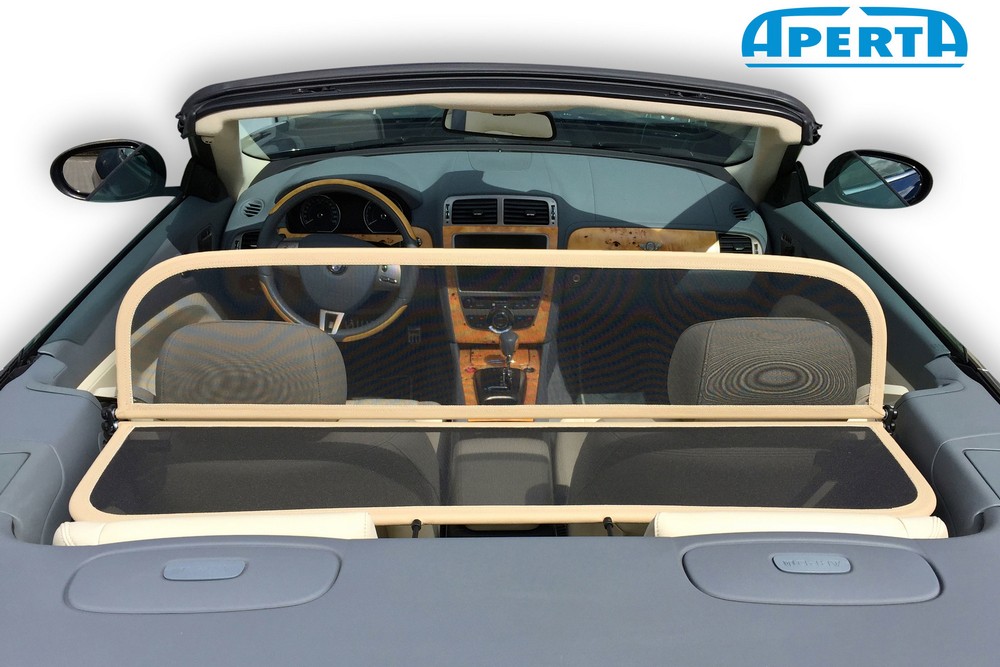 JAG6XKCD Cabriolet wind deflector Jaguar XK - XKR (X150) 2006-2014 Beige (11)