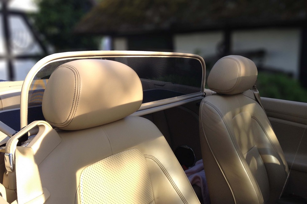 JAG6XKCD Cabriolet wind deflector Jaguar XK - XKR (X150) 2006-2014 Beige (4)