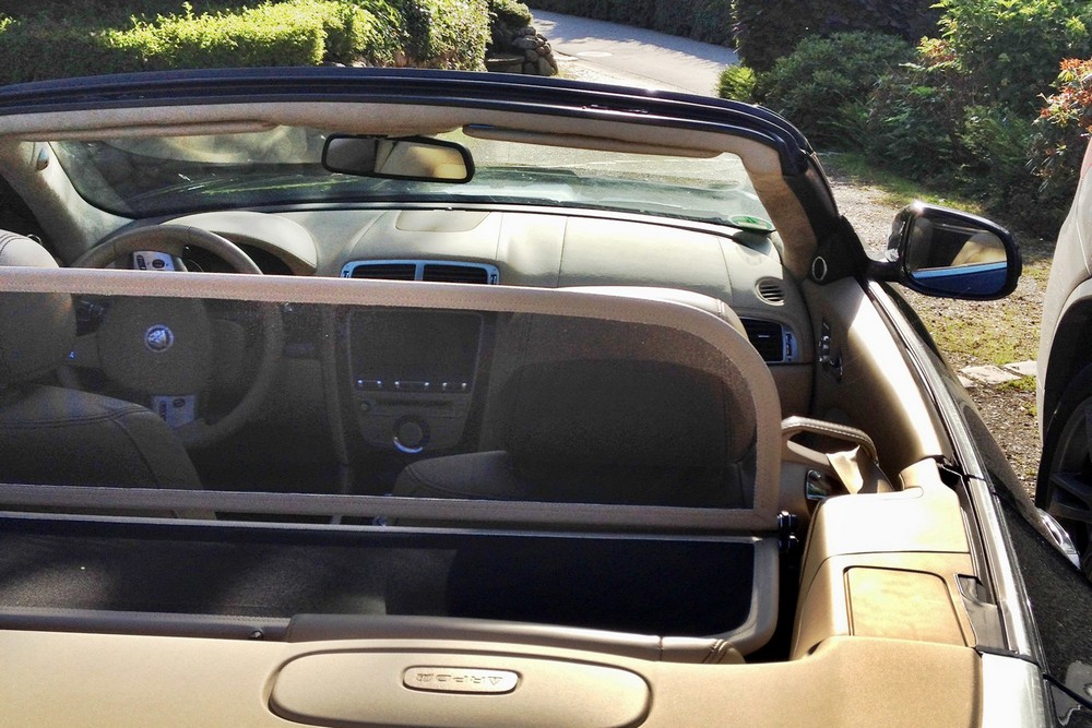 JAG6XKCD Cabriolet wind deflector Jaguar XK - XKR (X150) 2006-2014 Beige (5)