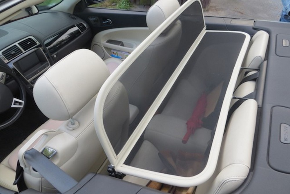 JAG8XKCD Cabriolet wind deflector Jaguar XK - XKR (X150) 2006-2014 Ivory (8)