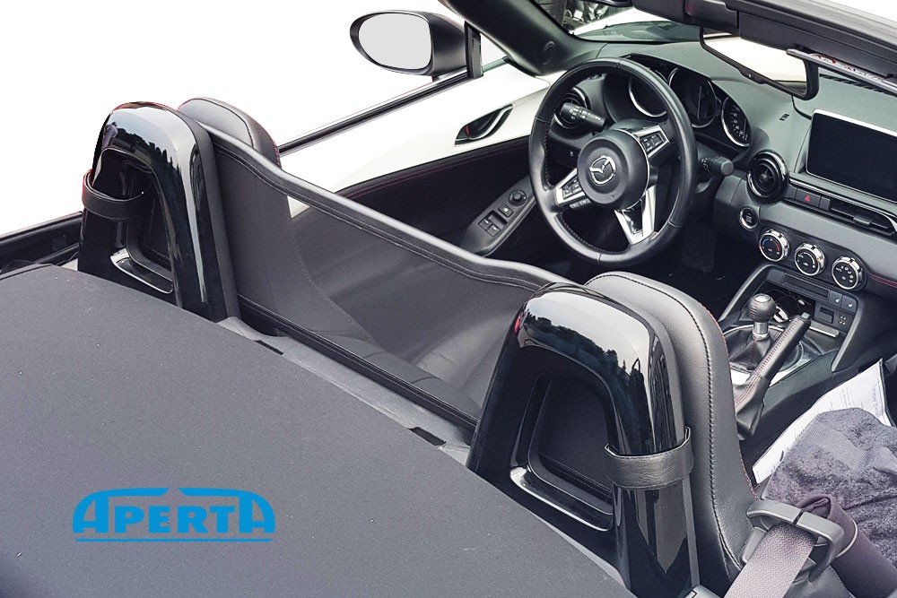 MAZ10MX5CD Cabriolet wind deflector Mazda MX-5 (ND) 2015-present Black (4)