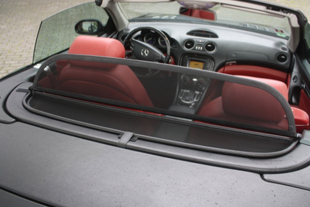 MB15SLCD Cabriolet wind deflector Mercedes-Benz SL (R230) 2001-1011 Black (15)