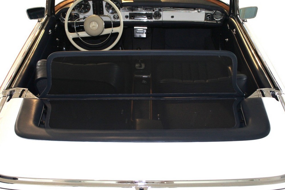 MB24SLCD Cabriolet wind deflector Mercedes-Benz SL (W113) 1963-1971 Blue (4)