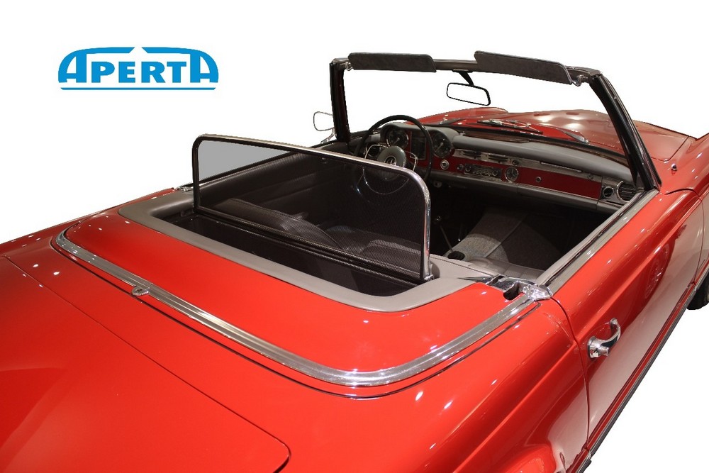 MB26SLCD Cabriolet wind deflector Mercedes-Benz SL (W113) 1963-1971 Chrome (2)