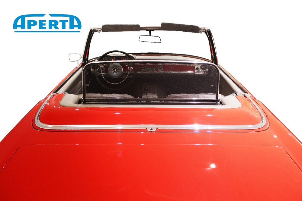 MB26SLCD Cabriolet wind deflector Mercedes-Benz SL (W113) 1963-1971 Chrome (4)