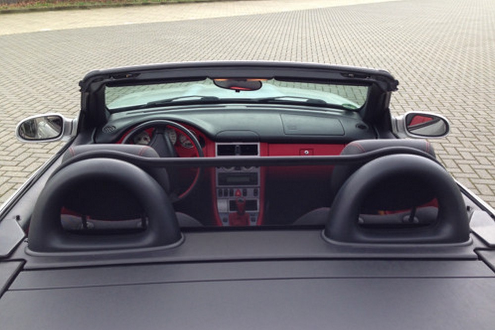 MB28SLCD Cabriolet wind deflector Mercedes-Benz SLK (R170) 1996-2004 Black (6)