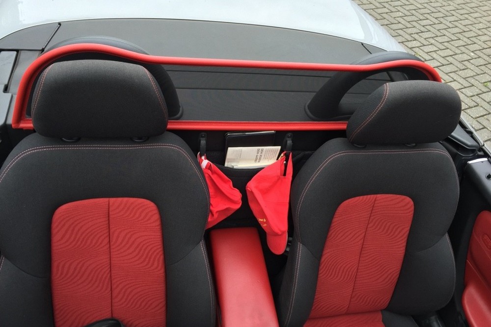 MB29SLCD Cabriolet wind deflector Mercedes-Benz SLK (R170) 1996-2004 Red (3)