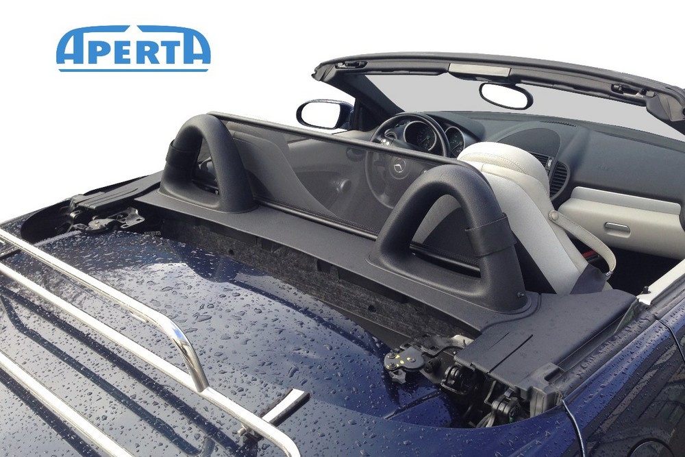 MB30SLCD Cabriolet wind deflector Mercedes-Benz SLK (R171) 2004-2010 Black (2)