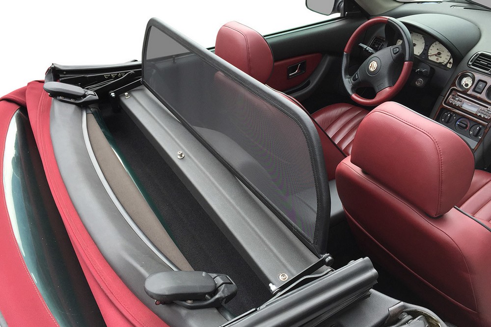 MG1FCD Cabriolet wind deflector MG F 1995-2001 Black (5)