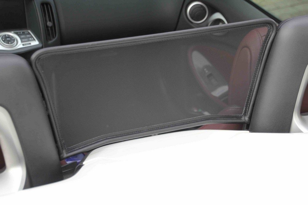 NIS1370CD Cabriolet wind deflector Nissan 370Z Roadster (Z34) 2009-present Black (5)