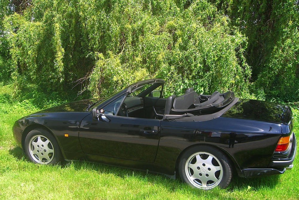 POR1944CD Cabriolet wind deflector Porsche 944 Cabriolet 1989-1991 Black (7)