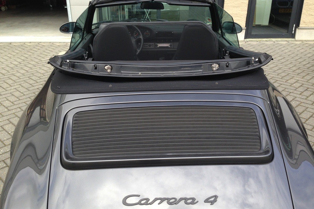 POR3911CD Cabriolet wind deflector Porsche 911 Cabriolet (993) 1993-1998 Black (5)