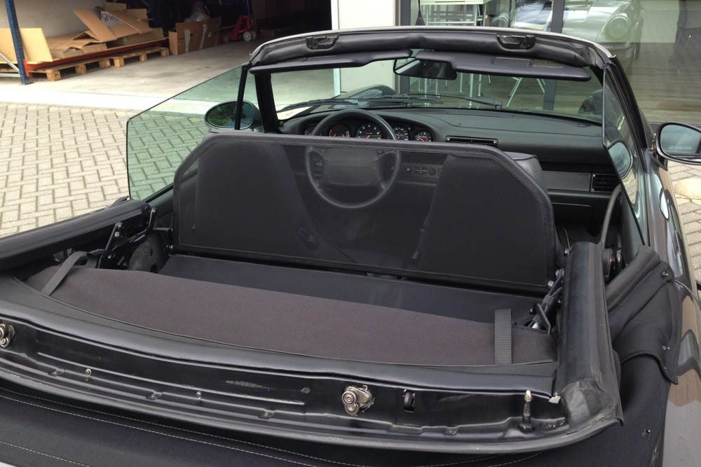 POR3911CD Cabriolet wind deflector Porsche 911 Cabriolet (993) 1993-1998 Black (7)