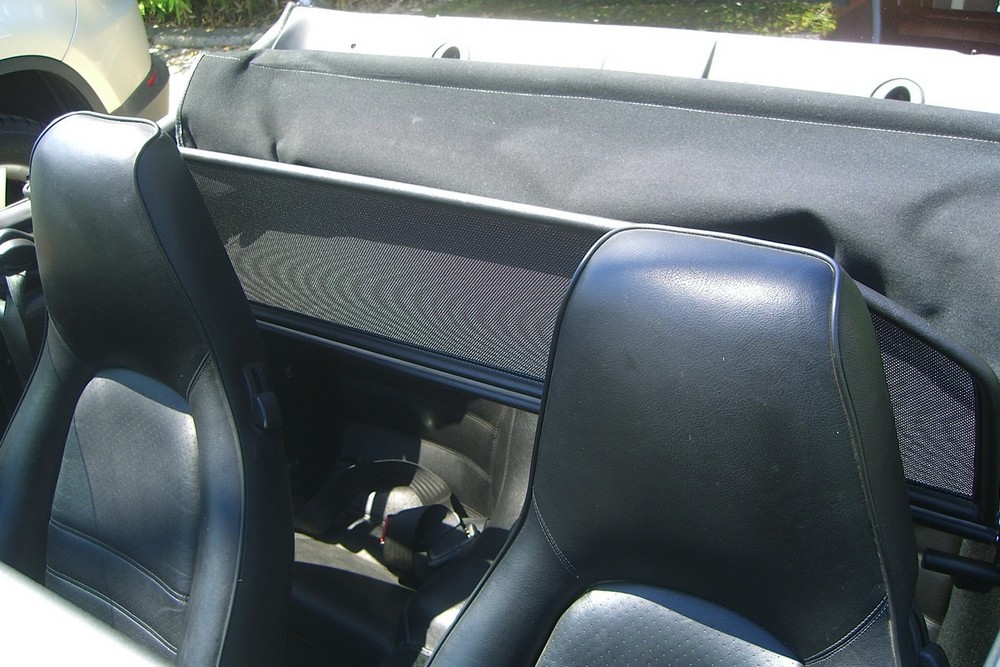 POR3944CD Cabriolet wind deflector Porsche 944 Cabriolet 1989-1991 Black (6)