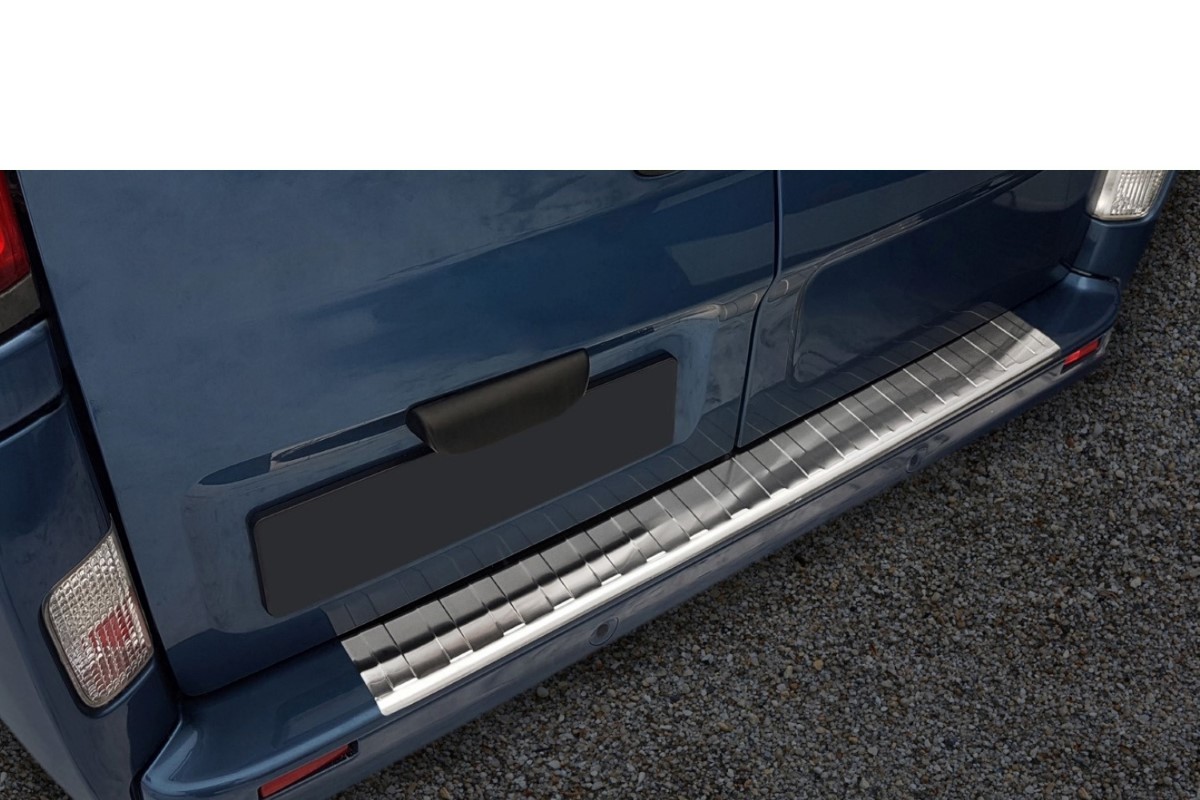 Protection de seuil de coffre Renault Trafic II 2006-2014 acier inox brossé