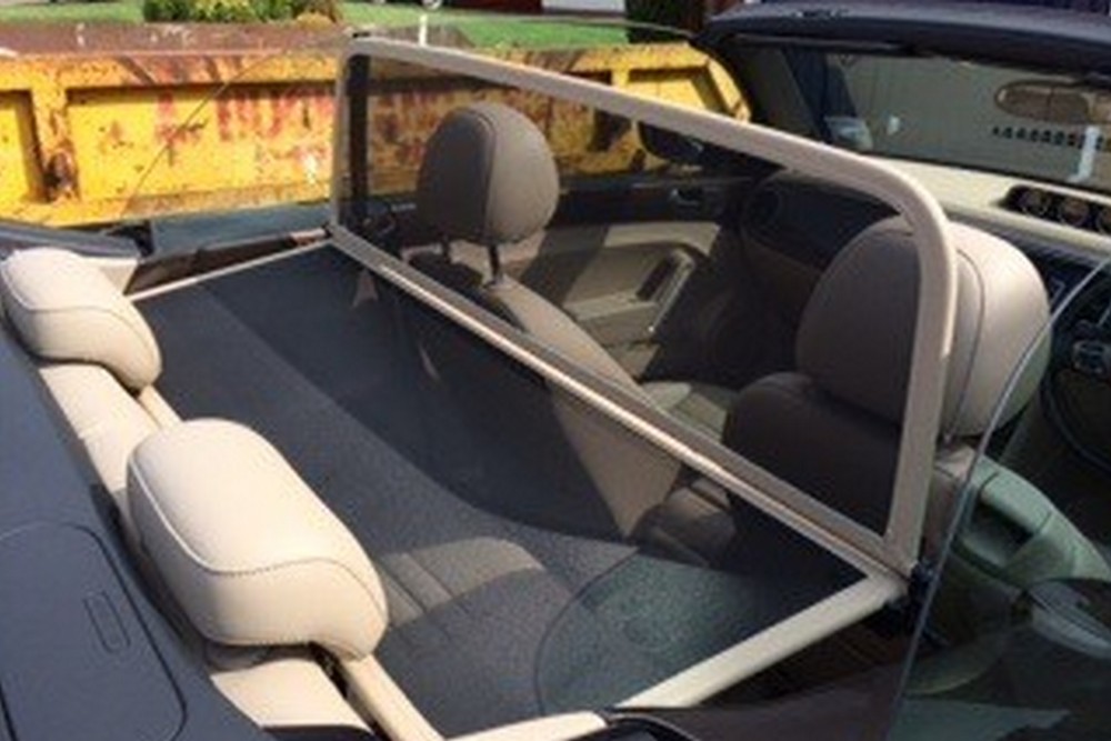 VW6BECD Cabriolet wind deflector Volkswagen Beetle (A5) 2011-present Beige (8)