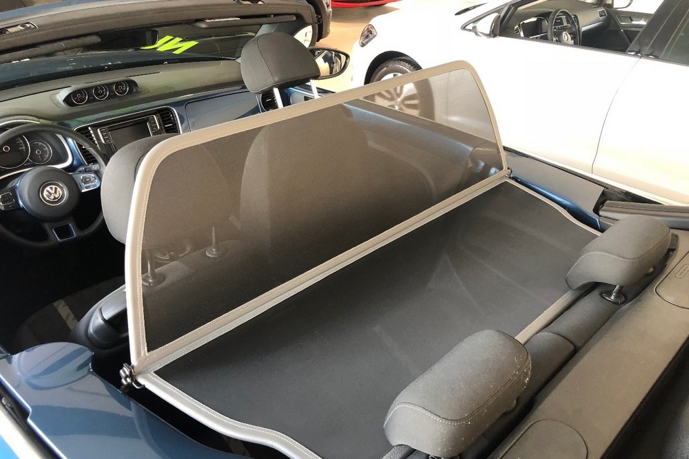 VW7BECD Cabriolet wind deflector Volkswagen Beetle (A5) 2011-present Grey (7)