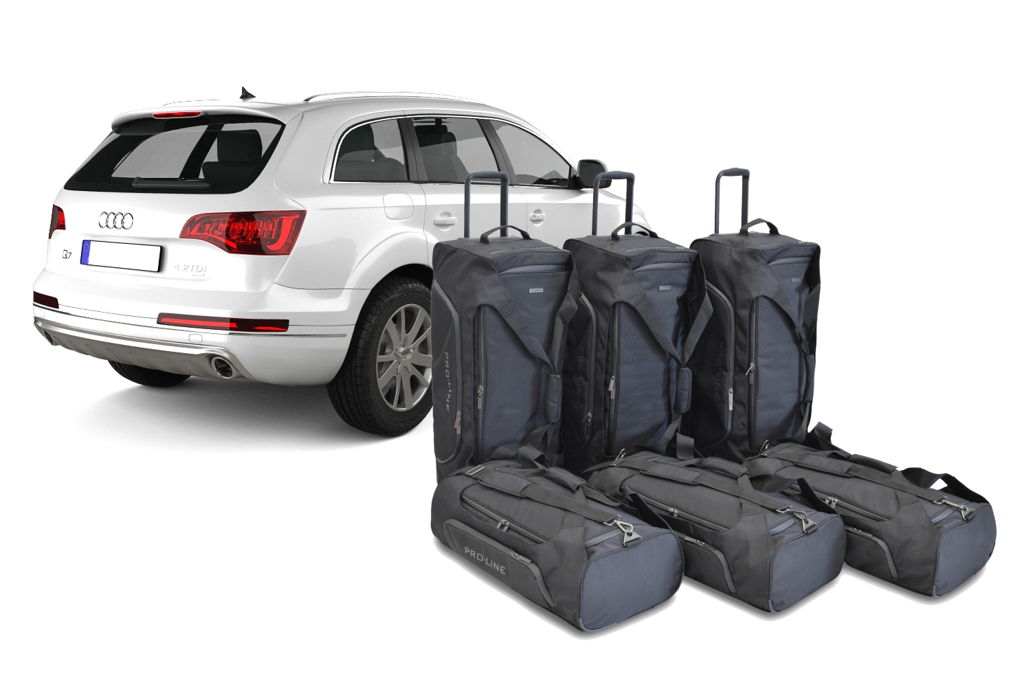 Reisetaschenset passend für Audi Q7 (4L) 2006-2015 Pro.Line