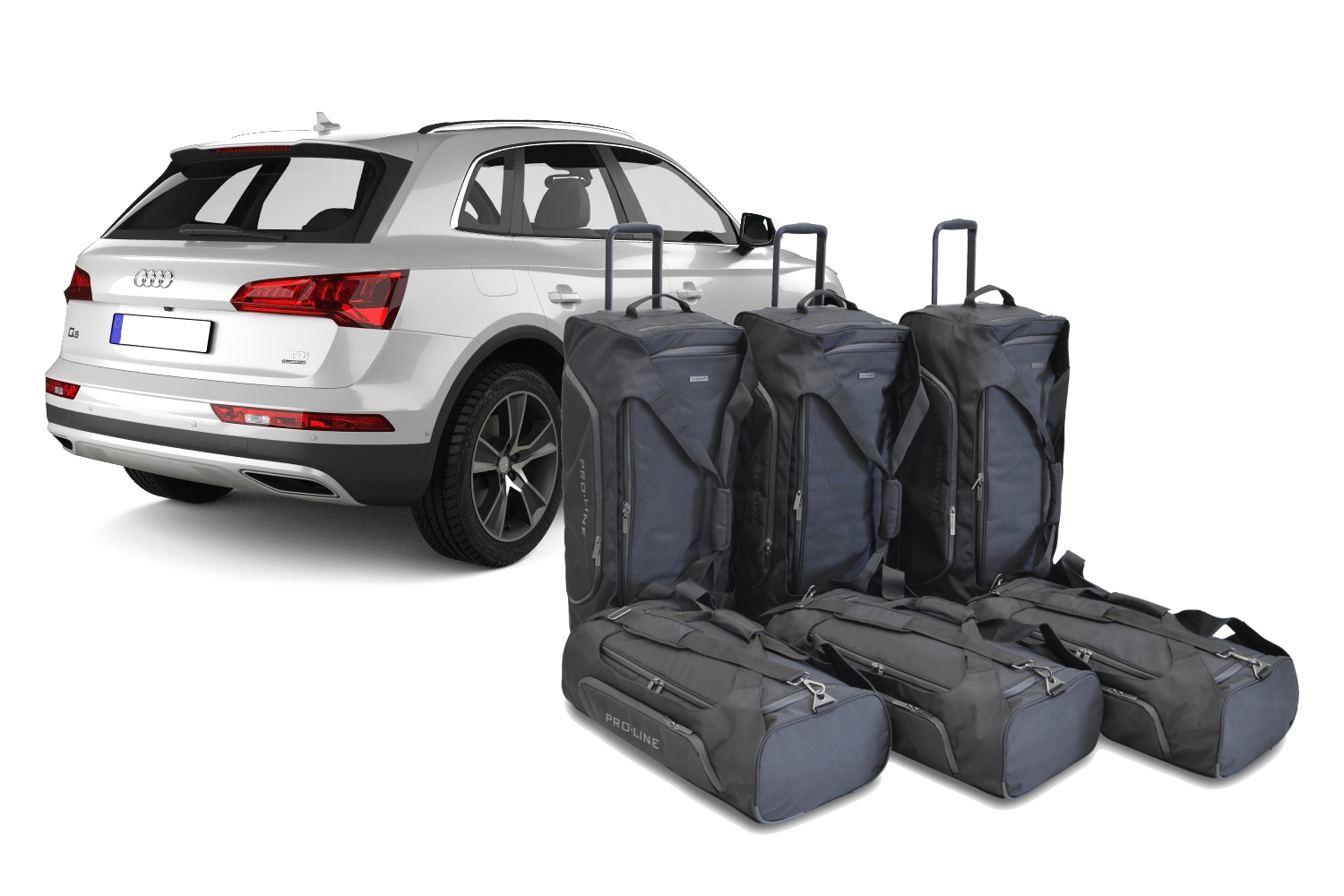 Set de sacs de voyage convient à Audi Q5 (FY) 2017-présent Pro.Line
