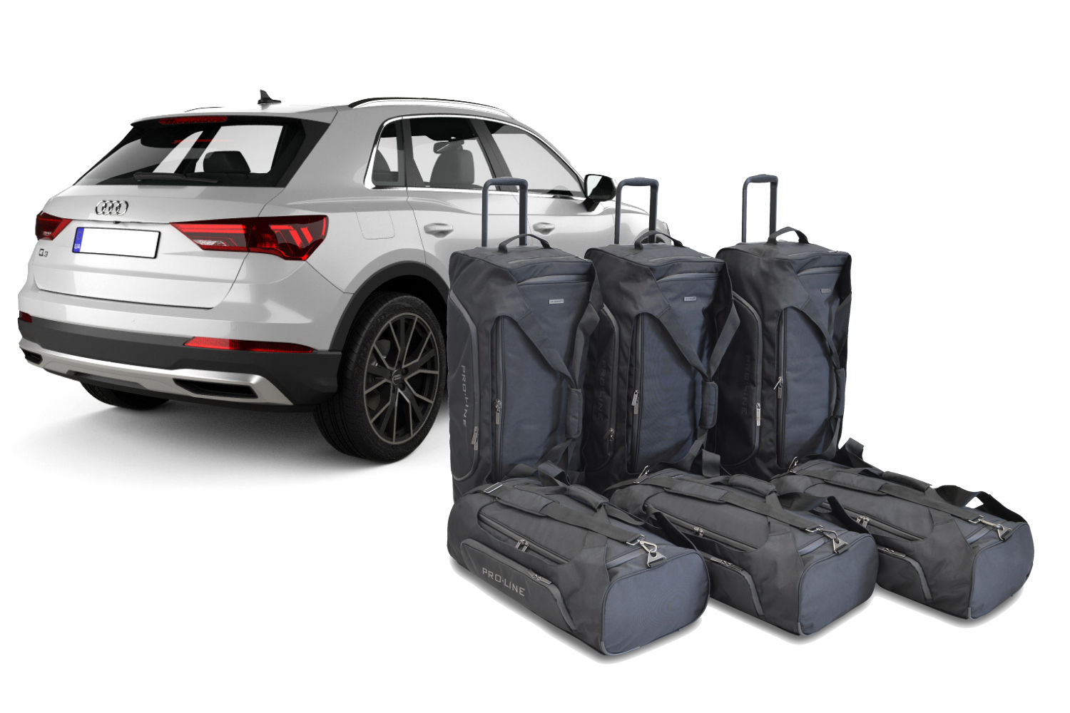 Travel bag set suitable for Audi Q3 (F3) 2018-present Pro.Line