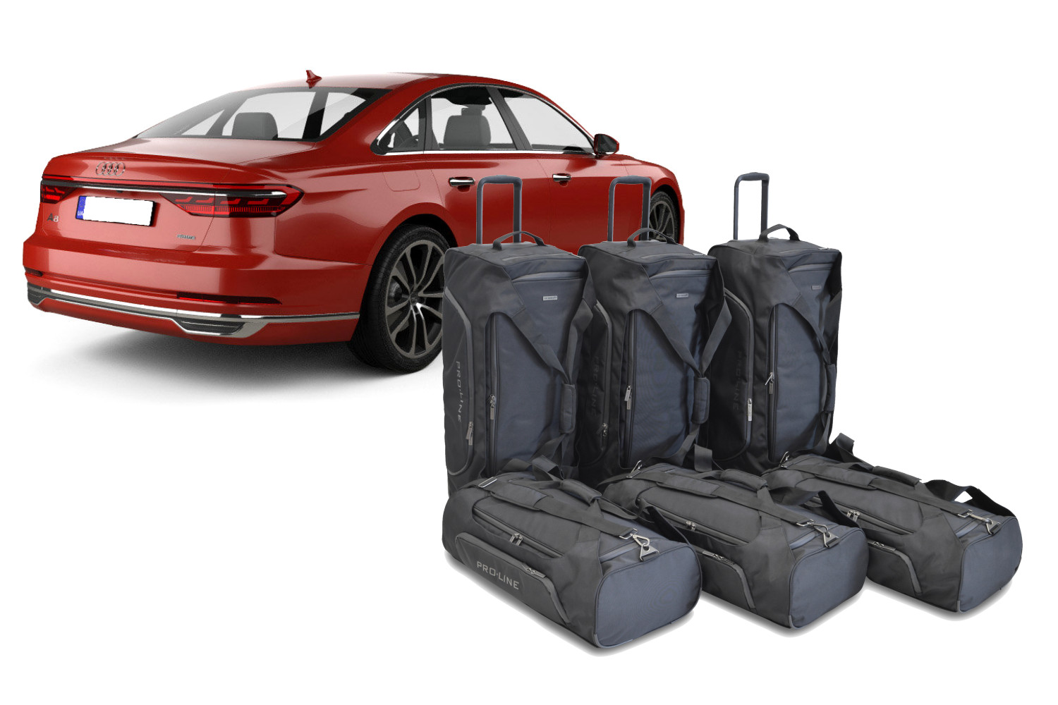 Reisetaschenset passend für Audi A8 (D5) 2017-heute 4-Türer Limousine Pro.Line