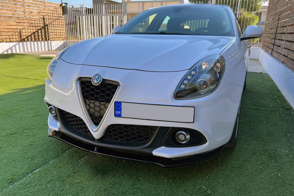 Front spoiler suitable for Alfa Romeo Giulietta 2016-2020 5-door hatchback ABS