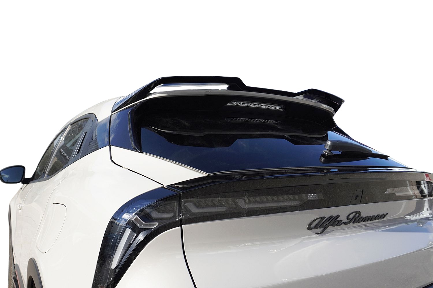 Dakspoiler geschikt voor Alfa Romeo Junior 2024-heden PU Dakspoiler geschikt voor Alfa Romeo Junior 2024-heden PU