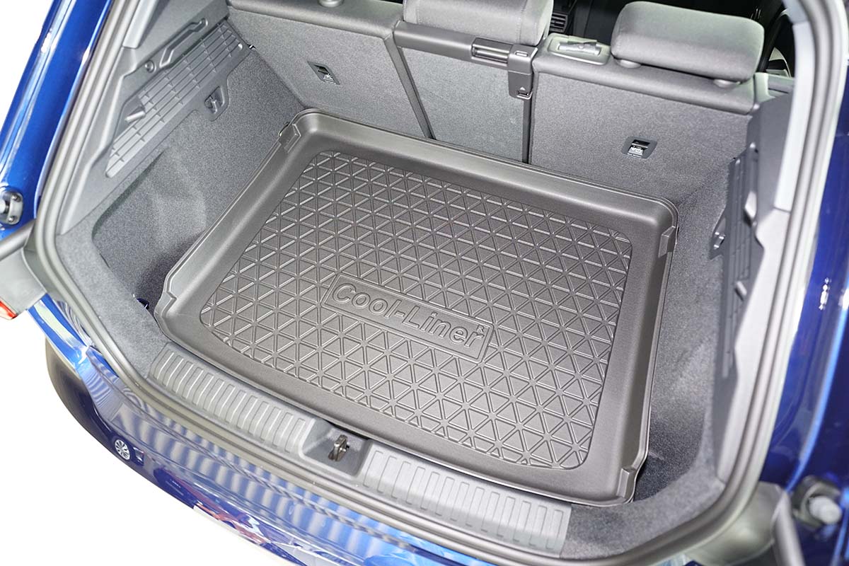 Boot mat suitable for Audi A3 Sportback (8Y) 2020-present 5-door hatchback Cool Liner anti slip PE/TPE rubber