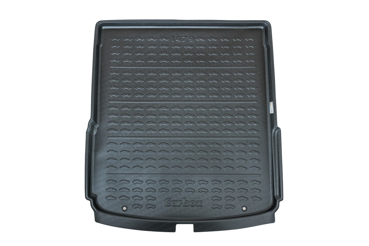 Kofferbakmat geschikt voor Audi A6 Avant (C8) 2018-heden wagon Carbox Form PE rubber - zwart