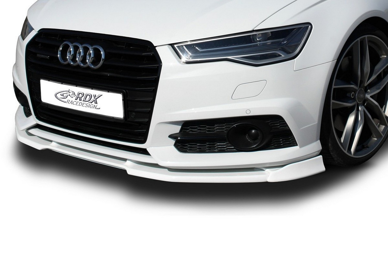 Front spoiler suitable for Audi A6 (C7) 2014-2018 4-door saloon Vario-X PU