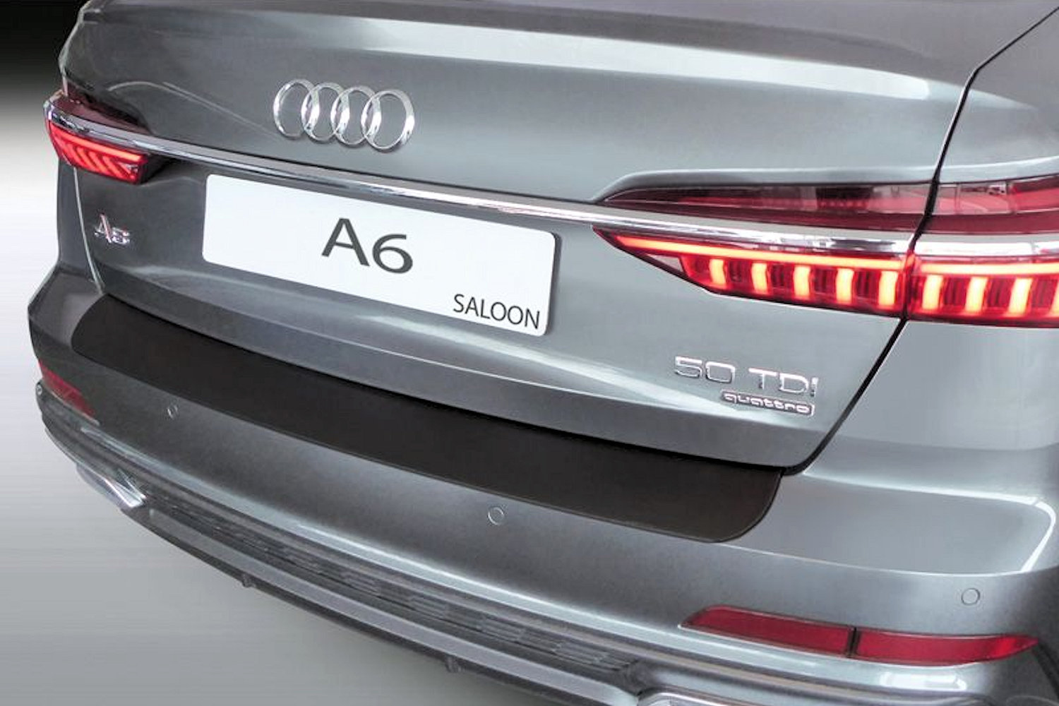Bumperbeschermer Audi A6 (C8) 2018-heden 4-deurs sedan ABS - matzwart