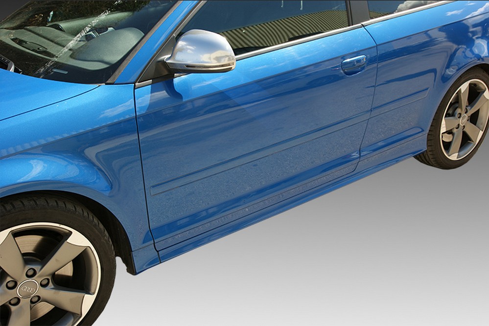 Jupes latérales convient à Audi A3 (8P) 2003-2012 3 portes bicorps Fibre de verre