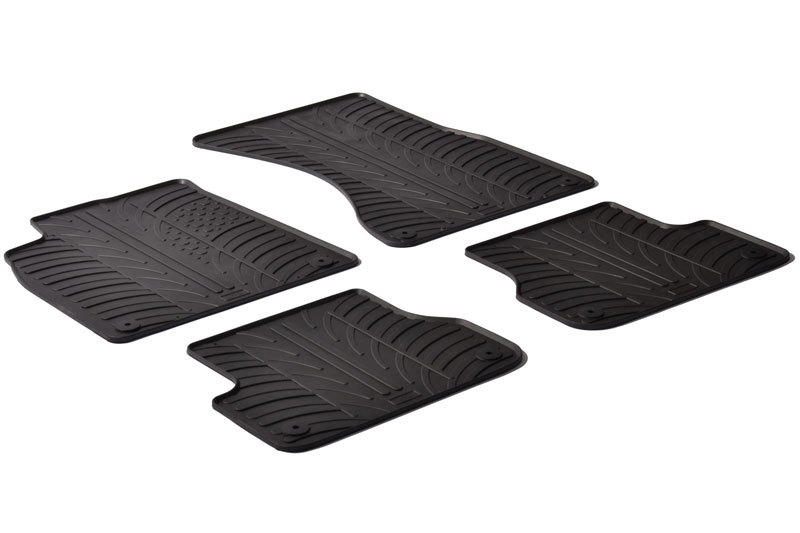 Fußmatten passend für Audi A7 Sportback (4G) 2010-2017 5-Türer Schrägheck Rubbasol Gummi