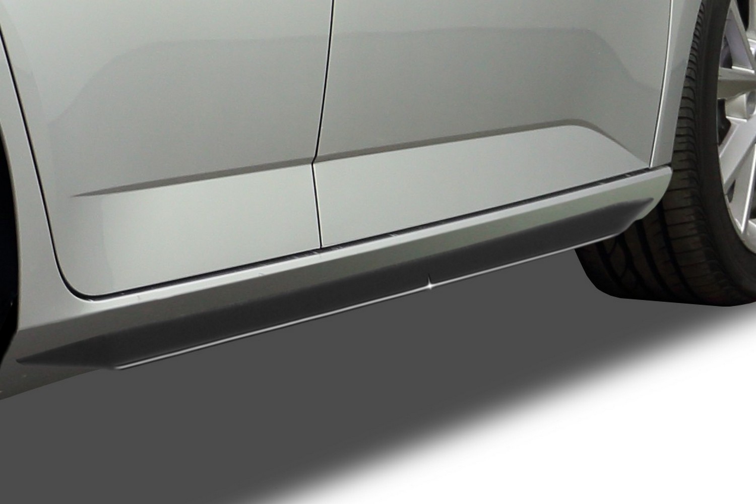 Jupes latérales convient à Audi A7 Sportback (4G) 2010-2017 5 portes bicorps &#34;Slim&#34; ABS