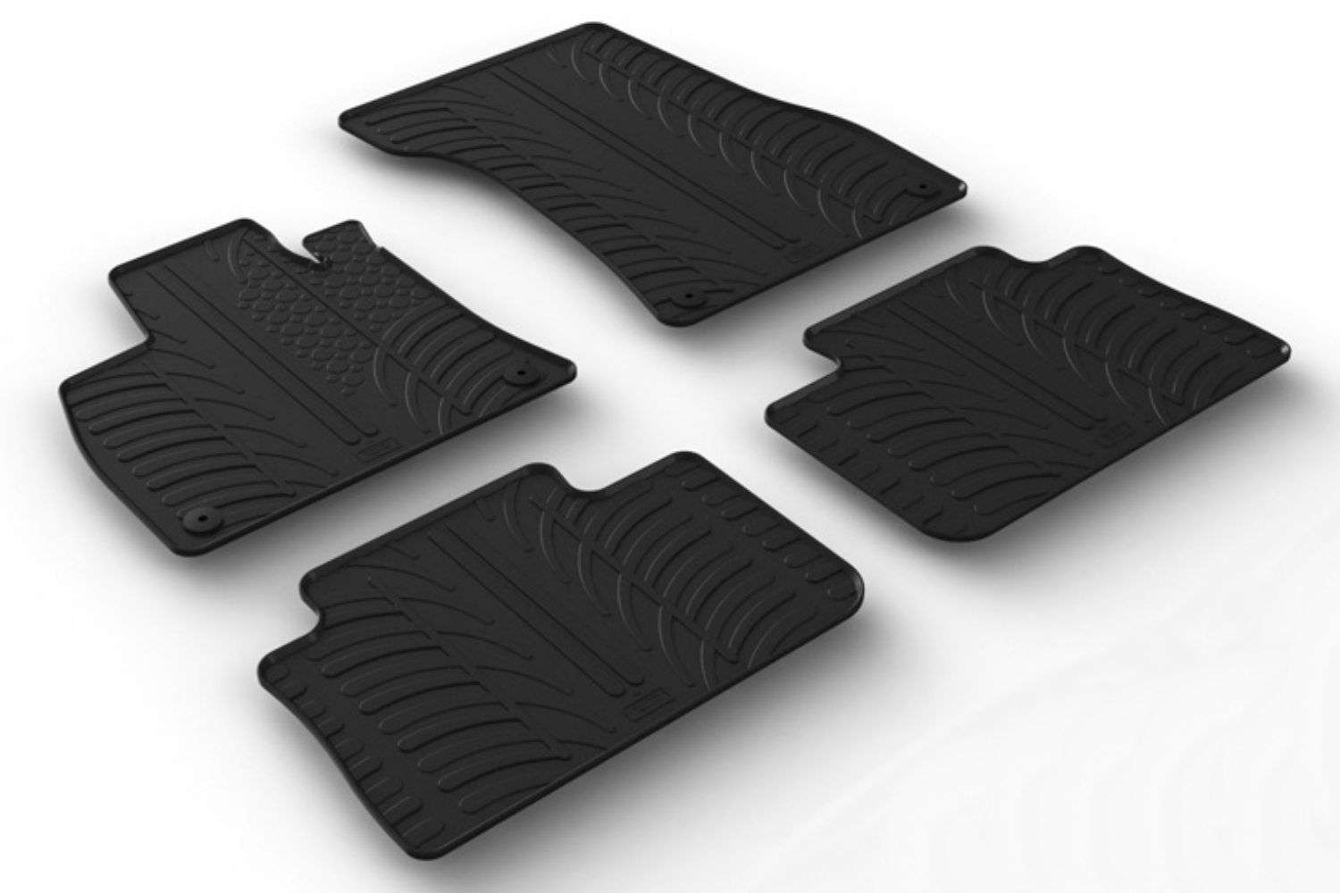 Car mats suitable for Audi e-tron Sportback (GE) 2019-2022 Rubbasol rubber