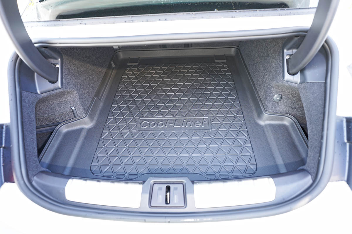 Boot mat suitable for Audi e-tron GT (FW) 2020-present 4-door saloon Cool Liner anti slip PE/TPE rubber