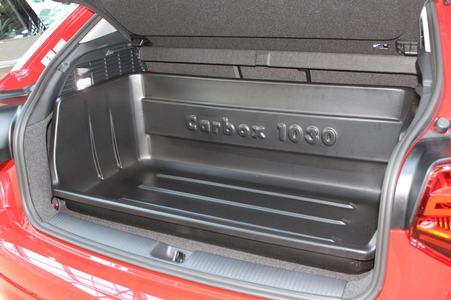 Kofferraumwanne passend für Audi Q2 (GA) 2016-heute Carbox Classic YourSize 99 x 60 hochwandig