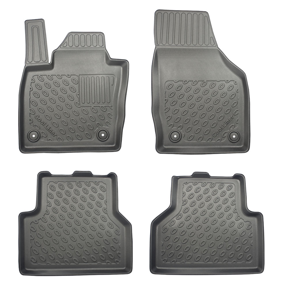 Car mats suitable for Audi Q3 (8U) 2011-2018 Cool Liner PE/TPE rubber