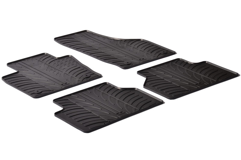 Car mats suitable for Audi Q3 (8U) 2011-2018 Rubbasol rubber