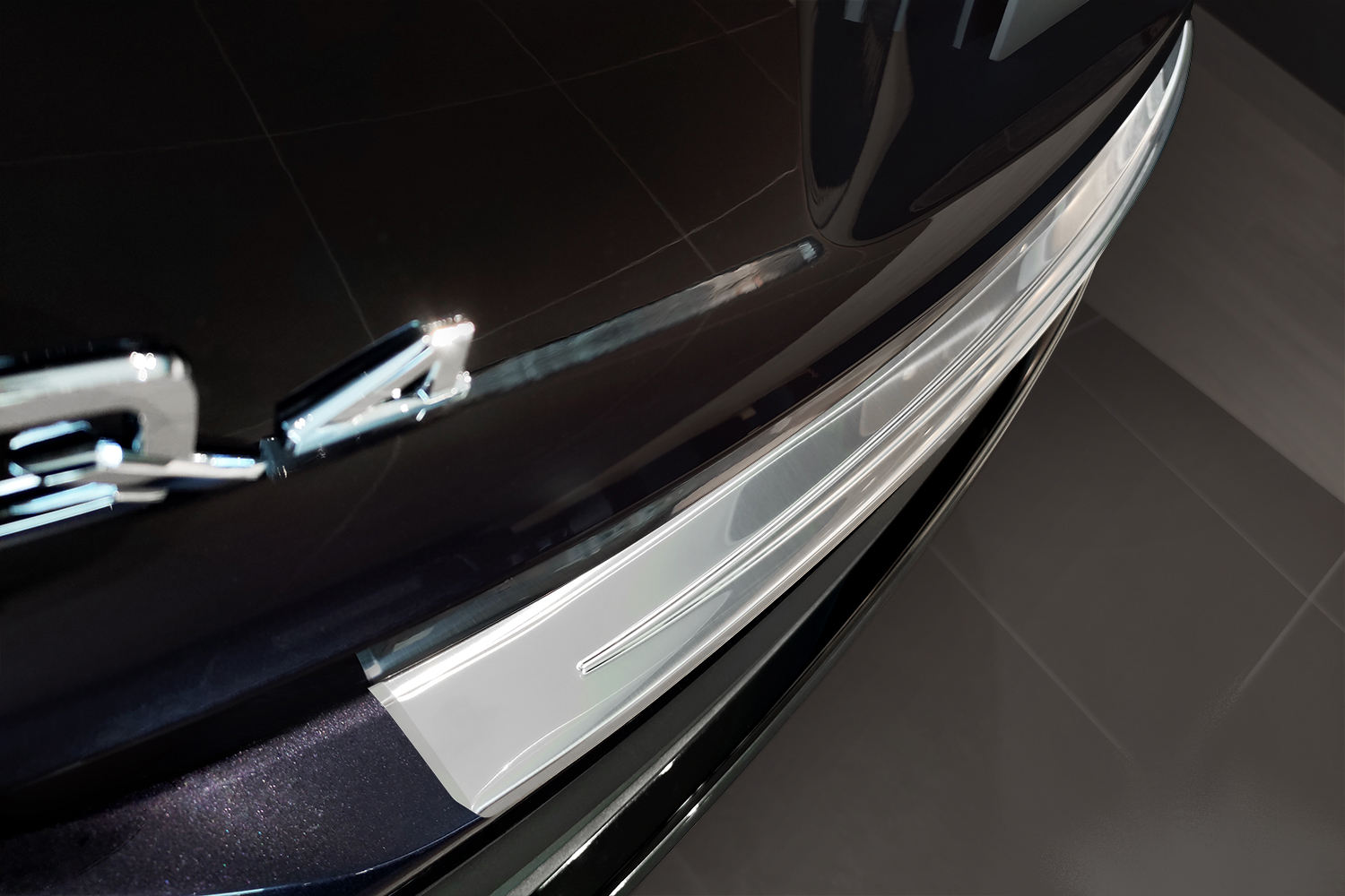 Bumperbeschermer geschikt voor Audi Q4 e-tron (FZ) 2021-heden RVS geborsteld