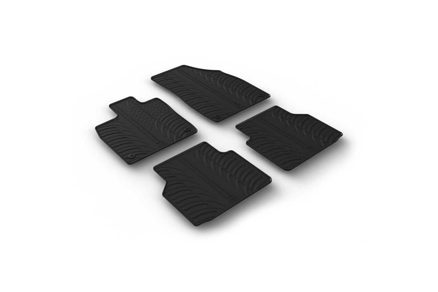 Car mats suitable for Audi Q4 e-tron (FZ) 2021-present Rubbasol rubber
