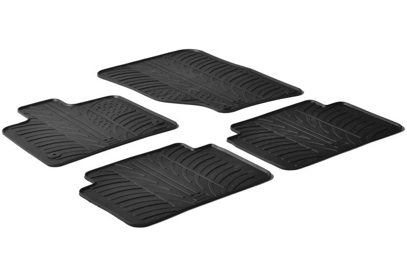 Fußmatten passend für Audi Q7 (4L) 2006-2015 Rubbasol Gummi