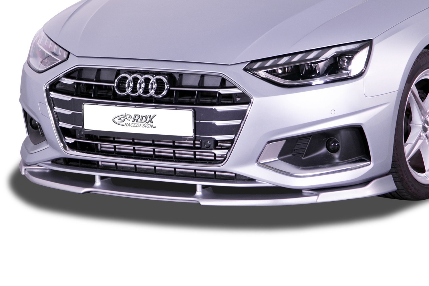 Front spoiler suitable for Audi A4 Avant (B9) 2019-present wagon Vario-X PU